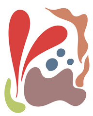 A charming of nature, designed with organic, flowing shapes.