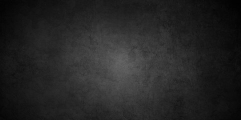 Obraz na płótnie Canvas Dark black wall grunge textured concrete backdrop background. Panorama dark grey black slate gradient background or texture. Vector black concrete texture. Stone wall background.