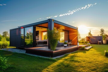 Sustainable Living: Tiny House Made from Shipping Containers