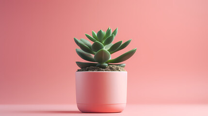 Obraz premium Cute succulents in pots