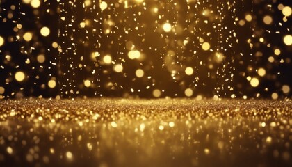 'threads particles rain glitter Christmas sparkling gold magic shimmer Golden light flowing lights....