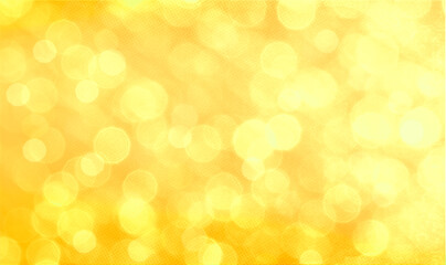 Yellow bokeh background banner for Party, greetings, poster, ad, events, and various design works