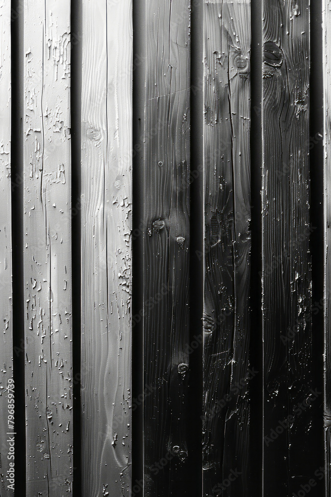 Poster a series of stark, black bars against a white background, varying in width and spacing,