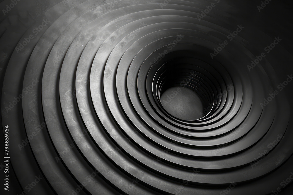Aufkleber A series of interlocking circles, each line flowing seamlessly into the next, creating a continuous loop,