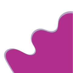 Divider Header for App, Banners or Posters. Set of Template Dividers Shapes for Website. Curve Lines, Drops, Wave Collection of Design Element for Top, Bottom Page Web Site.