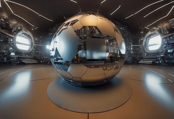 abstract spherical (3d background setup equirectangular panorama environment illustration) map studio HDRI photo