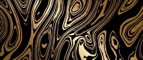 Black and gold premium vector background for business card, invitation, flyer, banner. Elegant luxury vector art illustration. Modern fashionable abstract template.