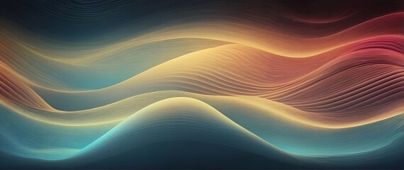 Digital background for technology, futuristic  waves abstraction