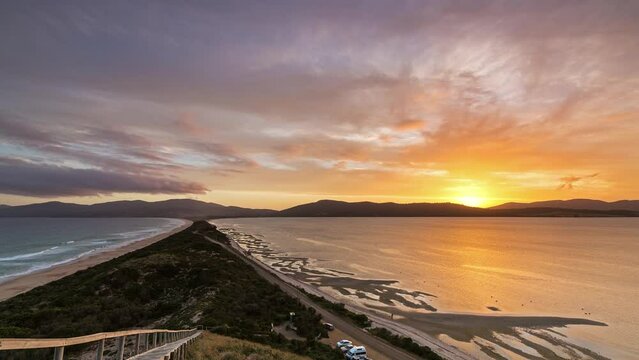 Bruny Island Neck Sunset Timelapse Tasmania