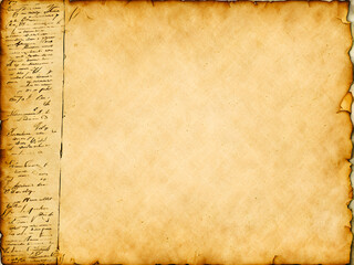 Whispers of History: Textured Parchment Evokes a Sense of Antiquity. Vintage Appeal. generative AI