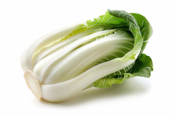 Bok choy vegetable isolated on the white background..