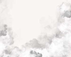 Mystical background abstract clouds of smoke fog in sky on white background