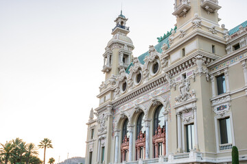 Fototapeta na wymiar The Monte Carlo Casino, Principality of Monaco