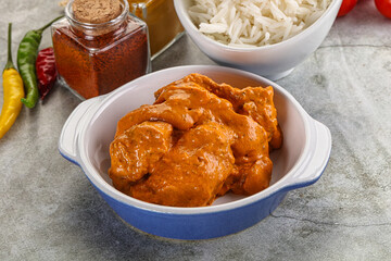 Indian cuisine - chicken butter masala