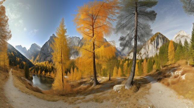 For Backgrounds: Alpine Brilliance - a 3D HDR Masterpiece