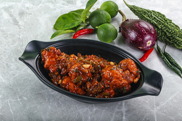 Chinese cuisine - Chicken manchurian gravy