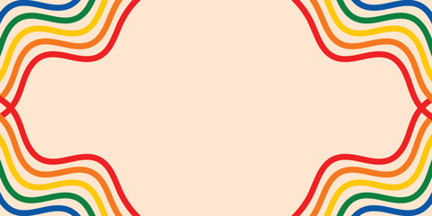 pride month abstract rainbow background