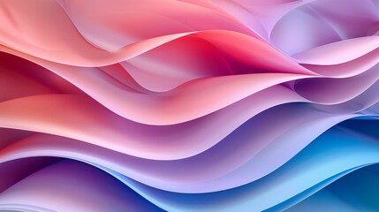   A red center surrounded by a wave of blue, pink, and purple hues in an image