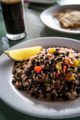 Delightful Plate of Gallo Pinto, Culinary World Tour, Food and Street Food