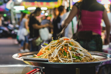 Delightful Pad Thai Street Eats, Culinary World Tour, Food and Street Food