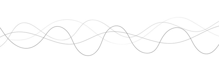 Waves vector design. Water wave icon. Wavy lines isolated.