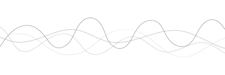 Waves vector design. Water wave icon. Wavy lines isolated.