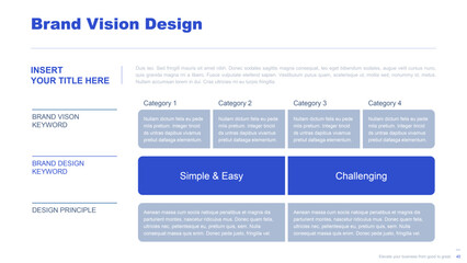 Flat business infographic diagram vector slide presentation template