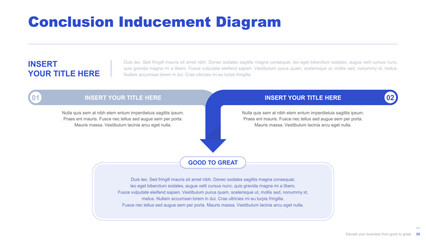 Flat business infographic diagram vector slide presentation template