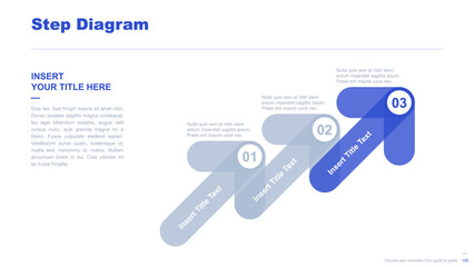 Flat business infographic diagram vector slide presentation template