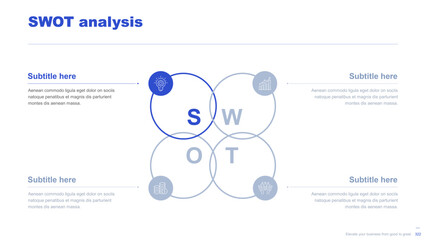 Flat business infographic diagram vector slide presentation template