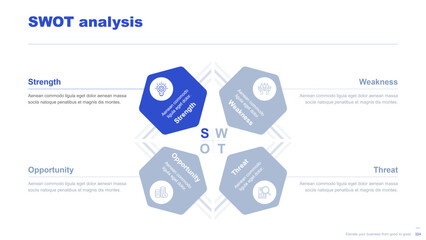Flat business infographic diagram vector slide presentation template