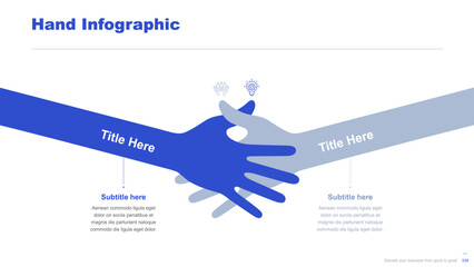 Flat business infographic diagram vector slide presentation template