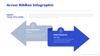 Flat business infographic diagram vector slide presentation template