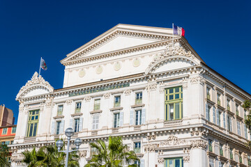 Fototapeta na wymiar Iconic landmarks of Nice, France