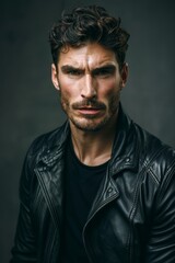 Obraz premium Rugged and Handsome Male Portrait
