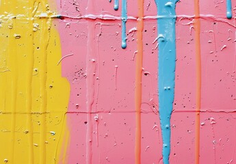 Vibrant abstract paint strokes background