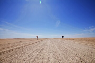 Fototapeta na wymiar Panoramablick auf Wüstenlandschaft