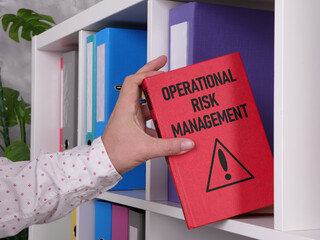 Operational risk management is shown using the text