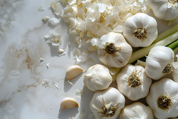 Chopped and Whole Garlic Cloves