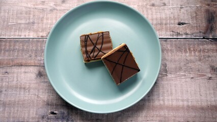 Millionaires Shortbread, Caramel Shortcake Biscuits with Chocolate Coating