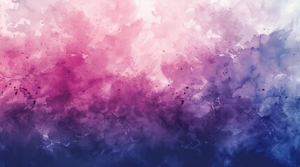 Abstract watercolor background in pink and blue hues. Fluid art texture for creative wallpaper or graphic design. Artistic expression and color mixing concept - obrazy, fototapety, plakaty