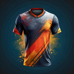 sublimation jersey design grunge abstract brush sp