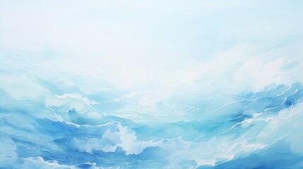 Fototapeta premium Abstract background blue ocean watercolor. Abstract ocean art. Natural Luxury.
