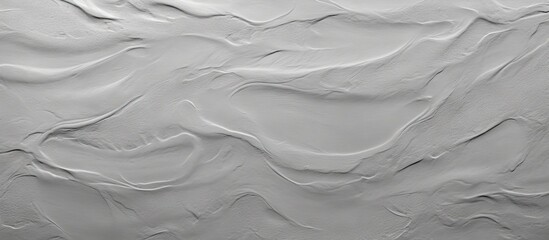 Obraz premium Close-up of white wall pattern with wavy lines