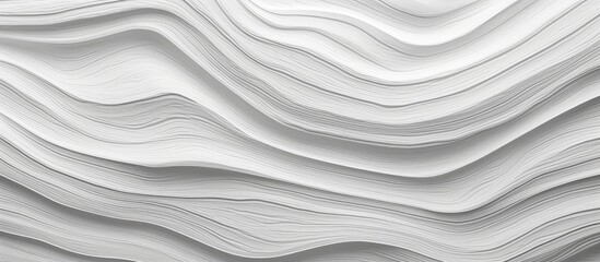 Close-up of white wall with undulating pattern