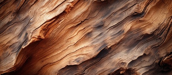 A rugged tree trunk close-up
