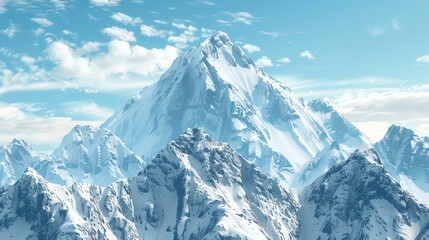 This is a stunning image of a snow-capped mountain range.