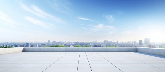 Obraz premium City skyline with sky backdrop