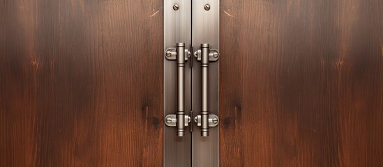 Close up of door handle