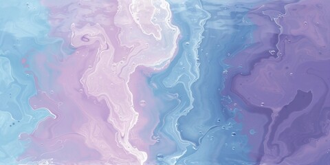 Elegant Pink and Blue Marble Swirls Abstract Background for Artistic Design.